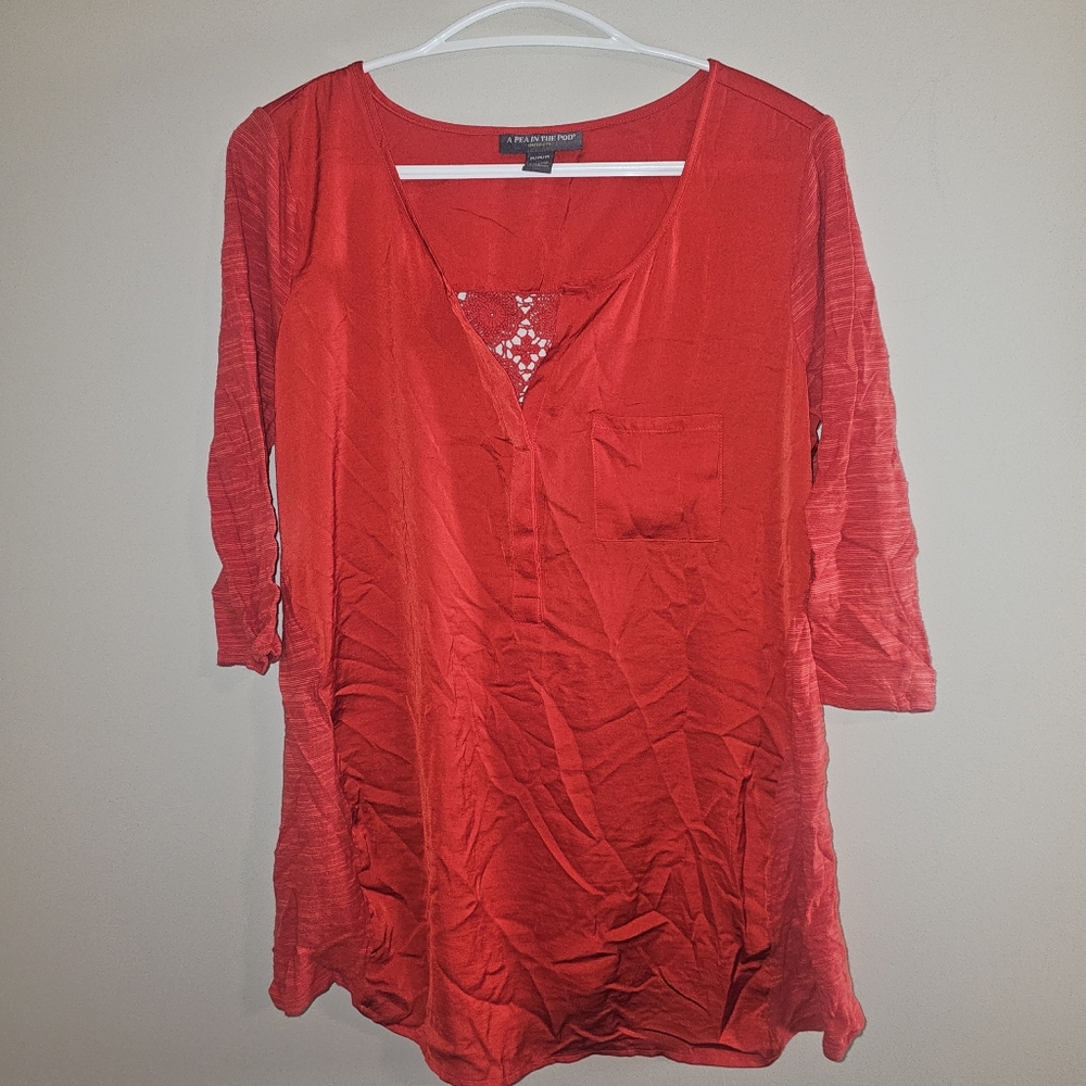 A Pea In The Pod Maternity Shirt